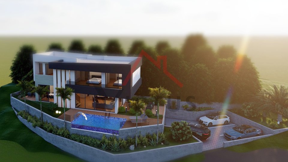CRIKVENICA nuova costruzione, villa con piscina