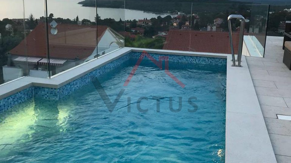 NJIVICE - apartment with a beautiful panoramic view and pool