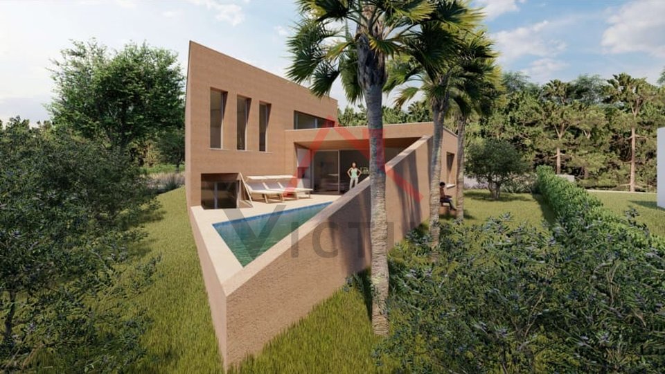 NOVIGRAD, modern gestaltete Villa mit Pool