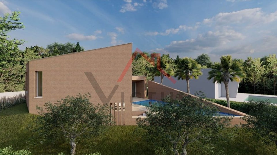 NOVIGRAD, modernly designed villa with pool