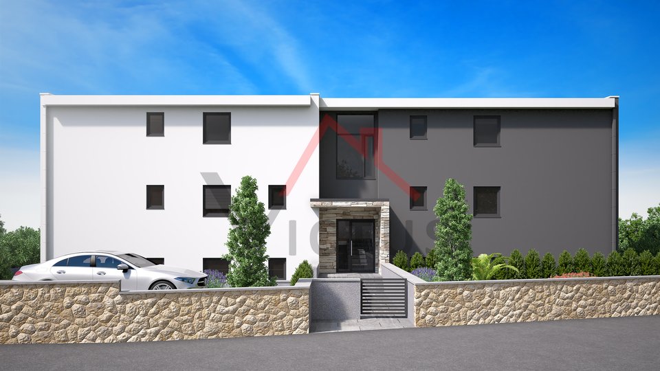 MALINSKA, modern new building in an exclusive location