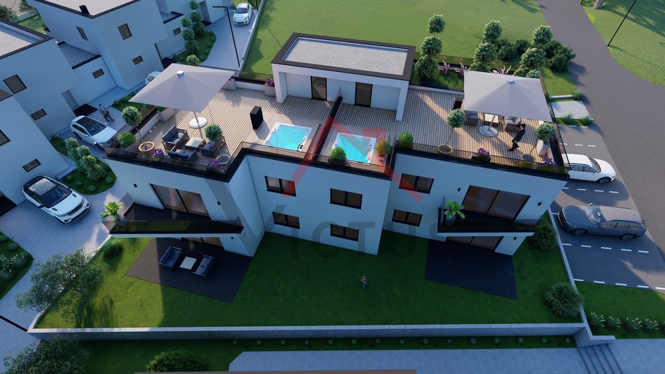 POREČ - appartamento con due camere da letto al piano terra di un nuovo edificio
