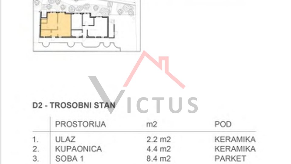 CRIKVENICA - bilocale in edificio nuovo con ascensore