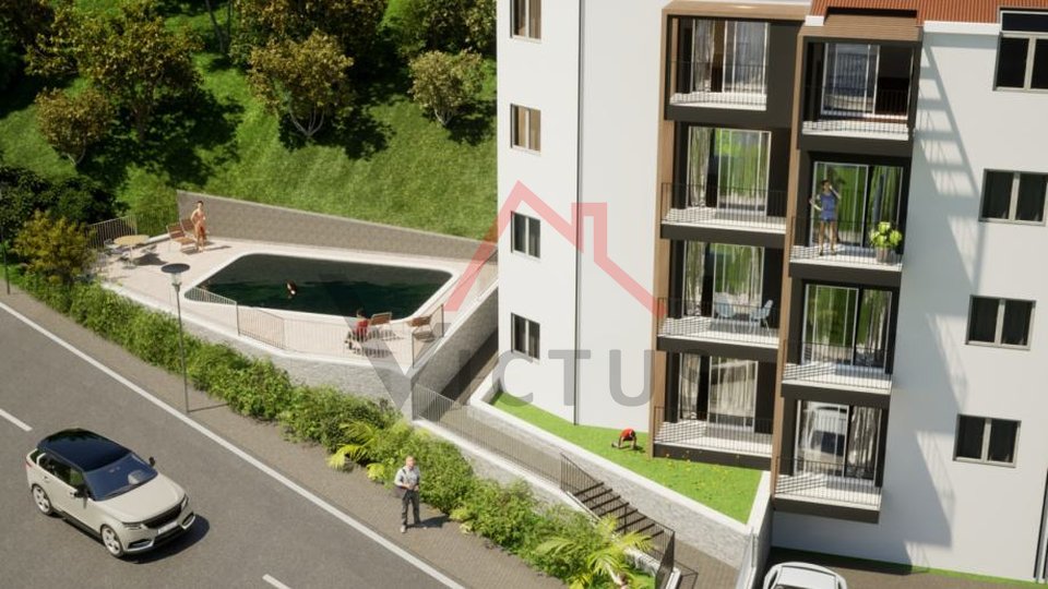 CRIKVENICA - 4 apartments in a new building in a row