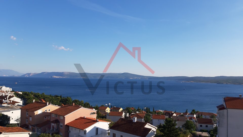 CRIKVENICA - two-story apartment with open sea view