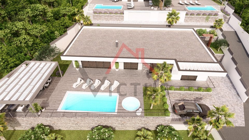 CRIKVENICA - Luxusvilla mit Pool und Panoramablick auf das Meer