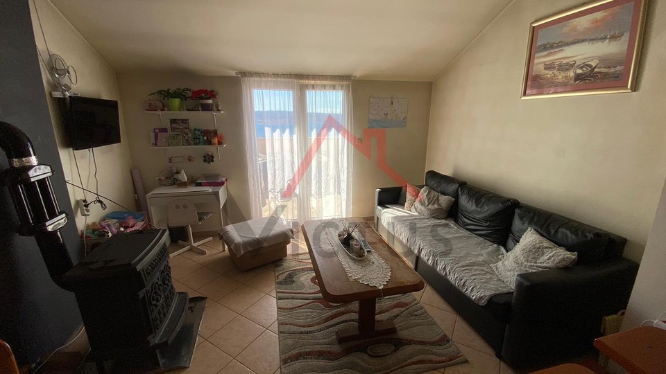 CRIKVENICA - 1 camera da letto + bagno, appartamento con vista sul mare aperto
