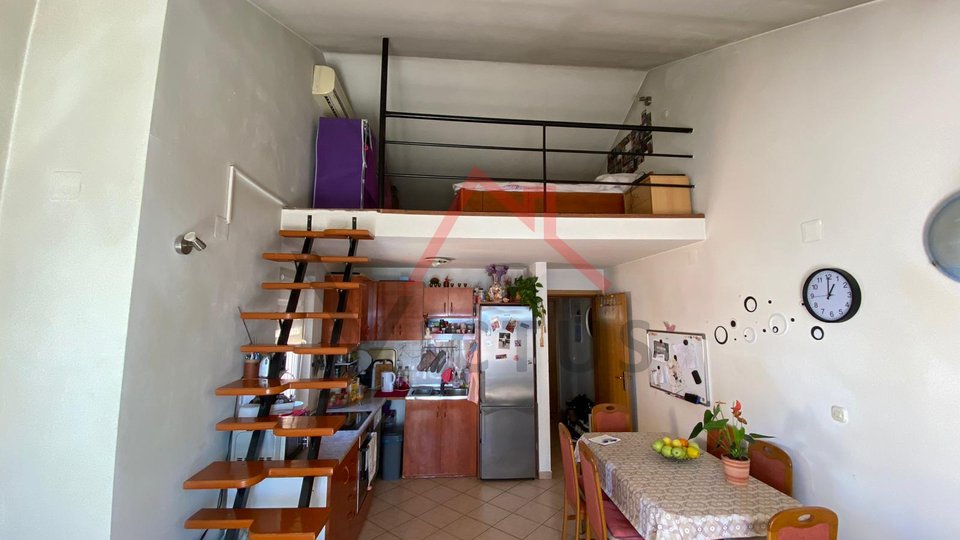 CRIKVENICA - 1 bedroom + bathroom, apartment with open sea view