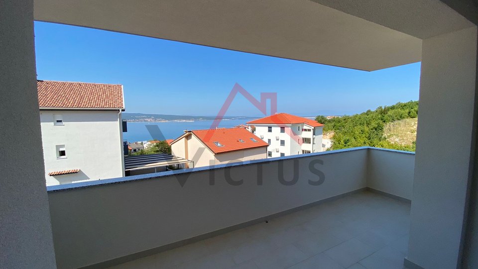 CRIKVENICA - 2 bedroom + bathroom, apartment in a new building, 400 meters from the sea, 58 m2