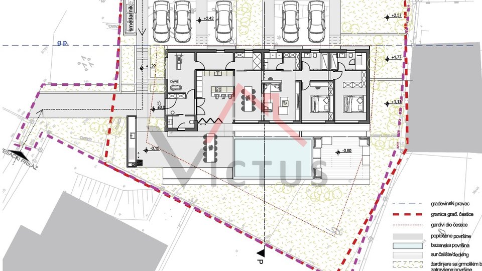 DRAMALJ - Building plot with project, 773 m2