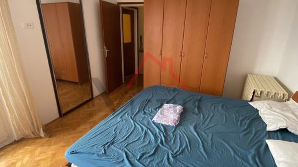 CRIKVENICA - 1 camera da letto + bagno, appartamento con due balconi e vista mare, 55 m2