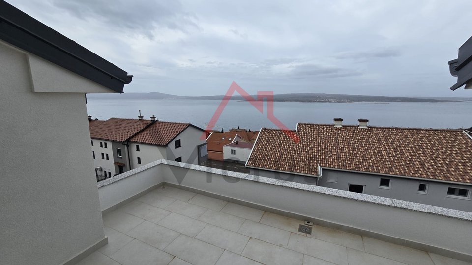 CRIKVENICA - 3 bedroom + bathroom, apartment in a new building, 400 meters from the sea, 110 m2