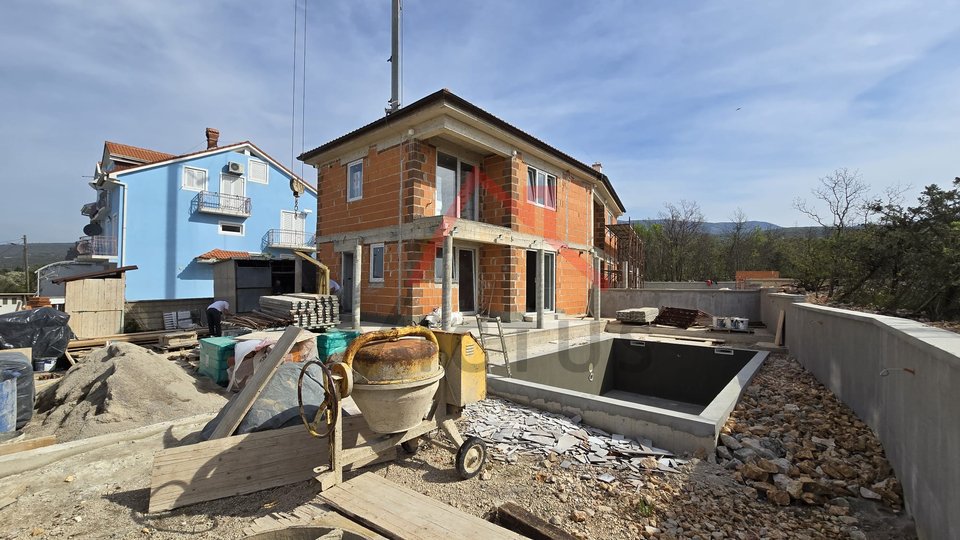 JADRANOVO - Semi-detached house with swimming pool