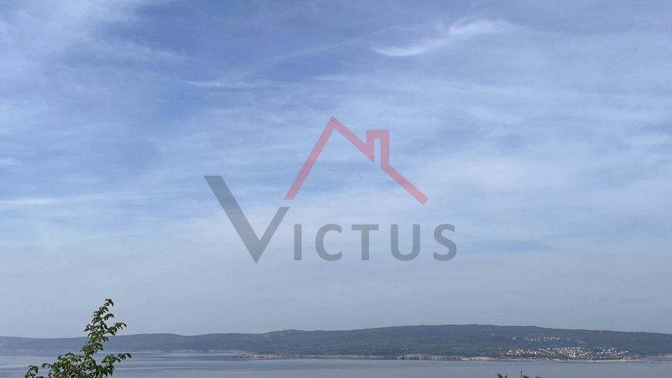CRIKVENICA - Building land with a view of the sea and a project for a family house with a swimming pool