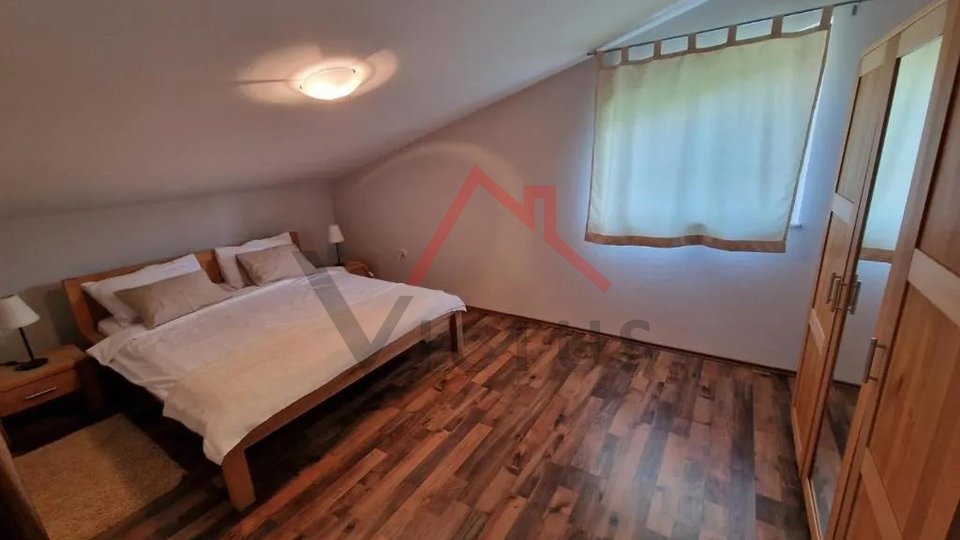 CRIKVENICA - 2 Schlafzimmer, Apartment mit Balkon und offenem Meerblick, 95 m2