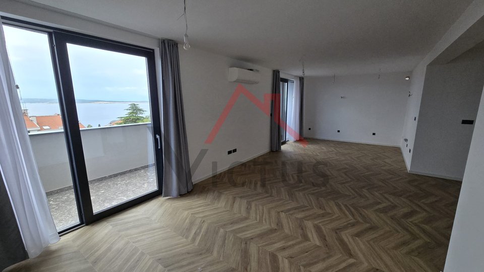 CRIKVENICA - 2 Schlafzimmer, Wohnung in einem neuen Gebäude in der Nähe des Meeres, 86 m2