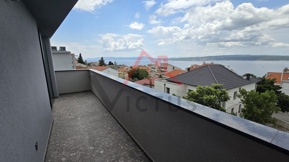 CRIKVENICA - 2 bedrooms, apartment in a new building near the sea, 86 m2