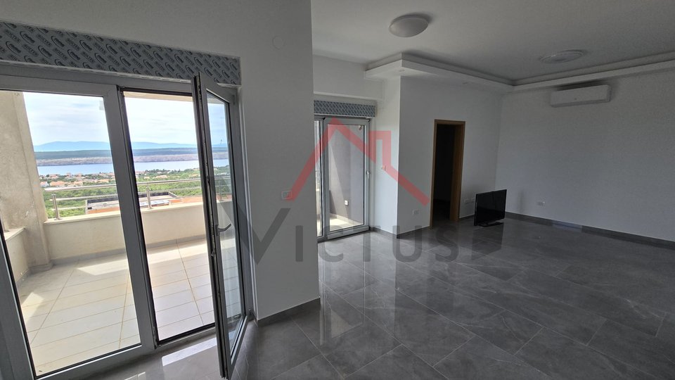 JADRANOVO - 2 bedrooms + bathroom, apartment with two parking spaces and open sea view, 73 m2