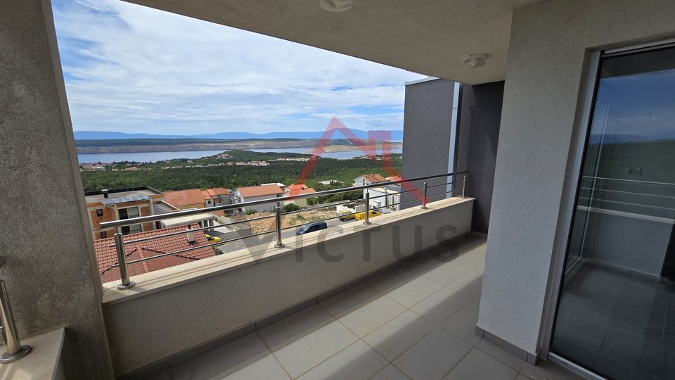 JADRANOVO - 2 bedrooms + bathroom, apartment with two parking spaces and open sea view, 73 m2