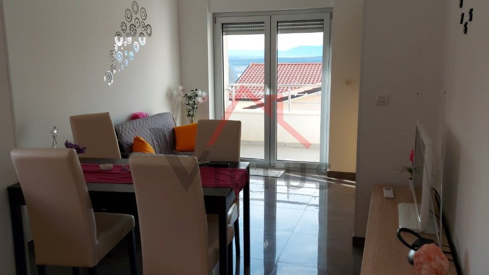 JADRANOVO - 1 bedroom + bathroom, apartment with two parking spaces and a view of the sea