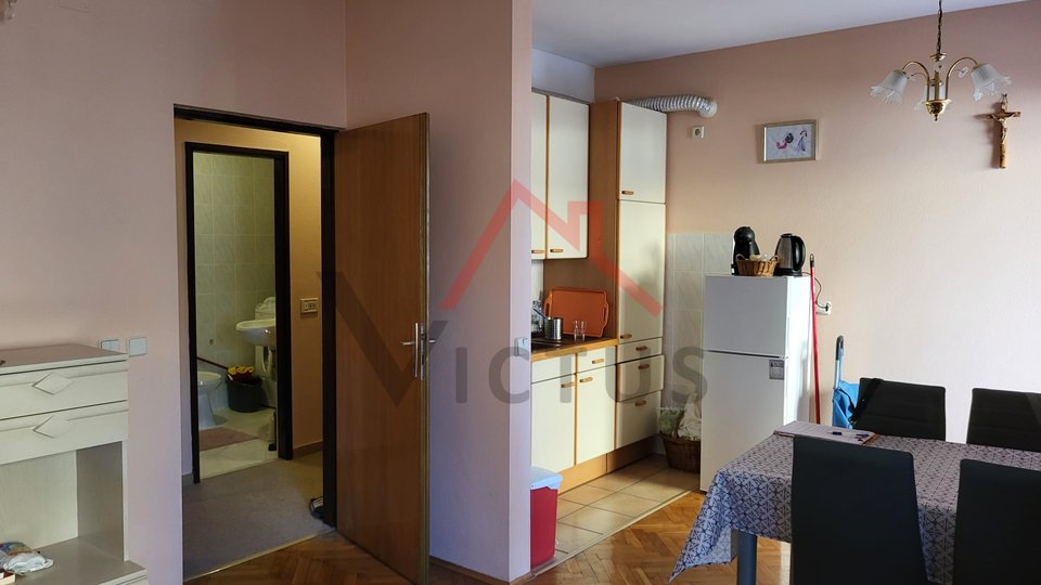 CRIKVENICA - 1 Schlafzimmer + Badezimmer, Wohnung im Erdgeschoss, 47 m2