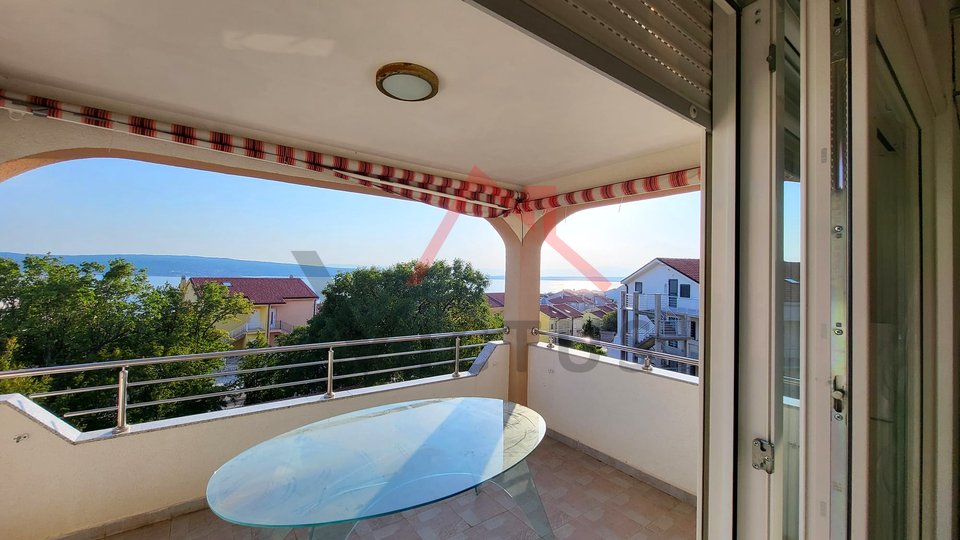 CRIKVENICA - 2 camere da letto, appartamento con vista mare, 70 m2