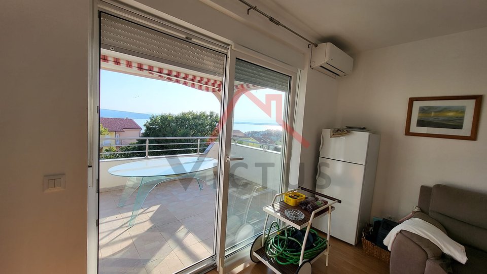 CRIKVENICA - 2 Schlafzimmer, Apartment mit Meerblick, 70 m2