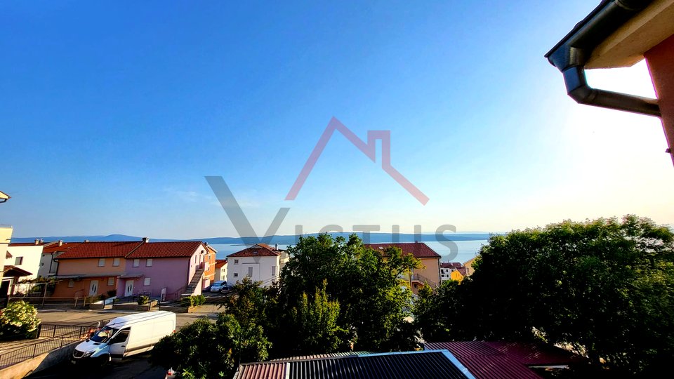 CRIKVENICA - 2 camere da letto, appartamento con vista mare, 70 m2