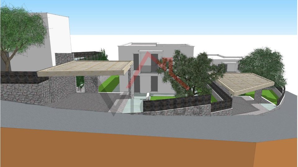 BRIBIR - Detached house with swimming pool, new construction, 160 m2