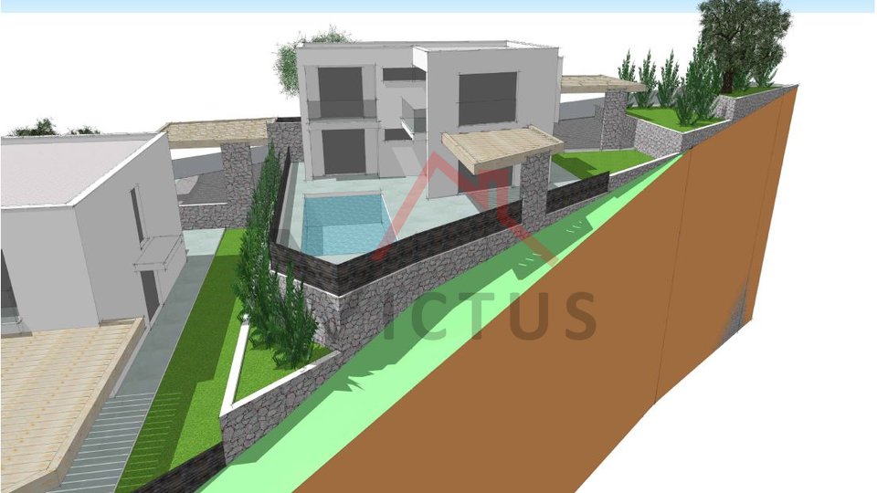 BRIBIR - Detached house with swimming pool, new construction, 195 m2