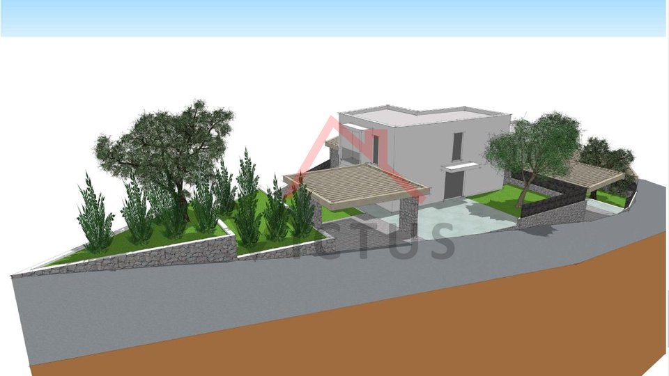 BRIBIR - Detached house with swimming pool, new construction, 195 m2