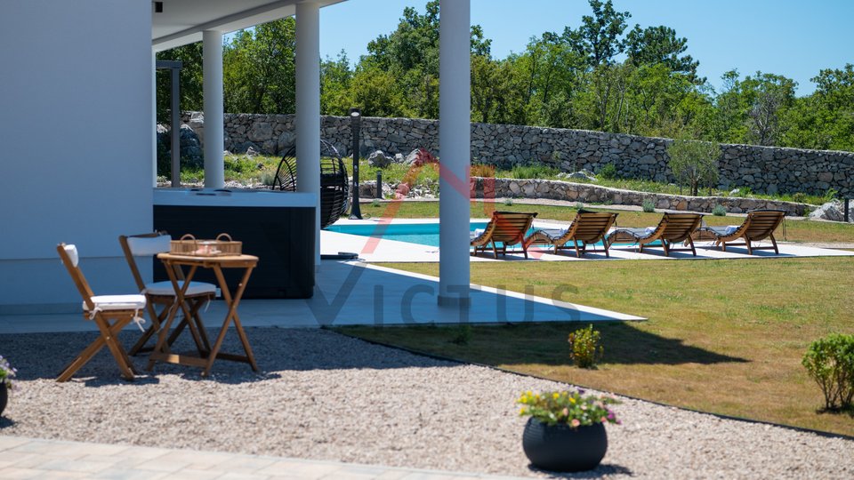 ŠMRIKA - Villa mit Pool und Meerblick, neu gebaut